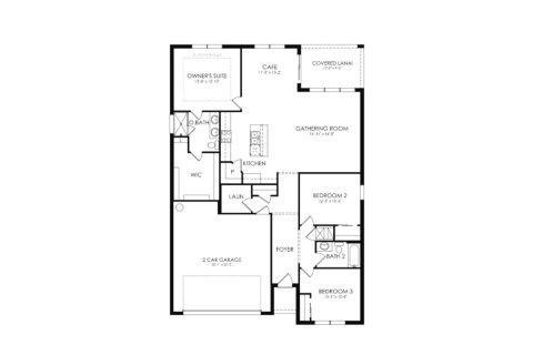 House floor plan «154SQM», 3 bedrooms in HERON PRESERVE