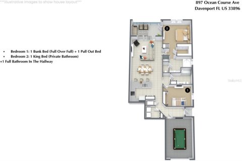 Condo in Davenport, Florida, 2 bedrooms  № 1105667 - photo 22