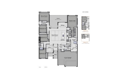House floor plan «House», 3 bedrooms in Gran Place
