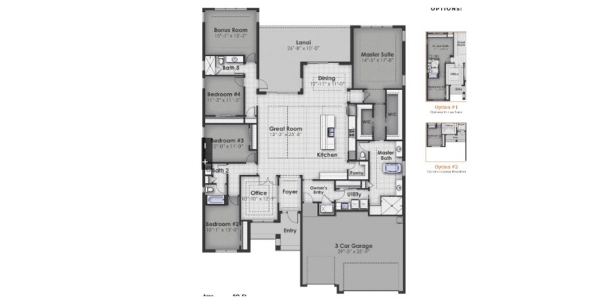 House floor plan «House», 3 bedrooms in Gran Place