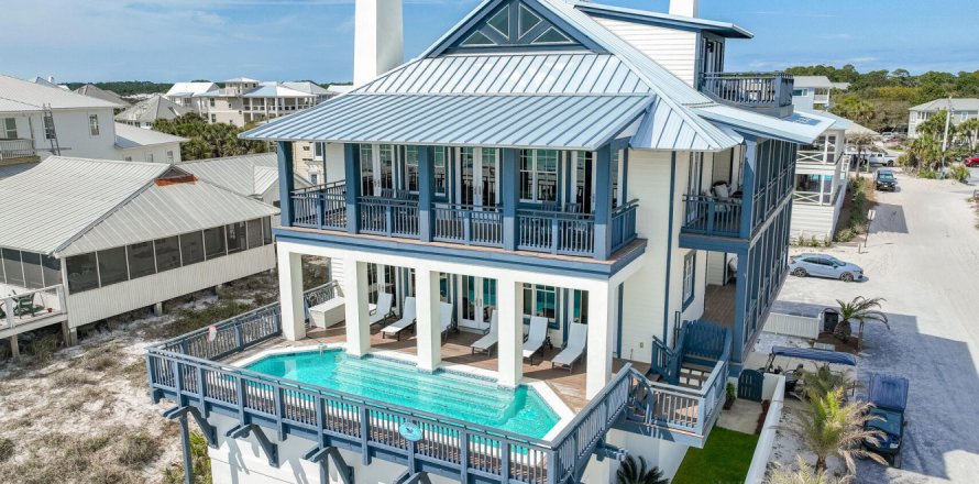 House in Santa Rosa Beach, Florida 7 bedrooms, 442.21 sq.m. № 589821