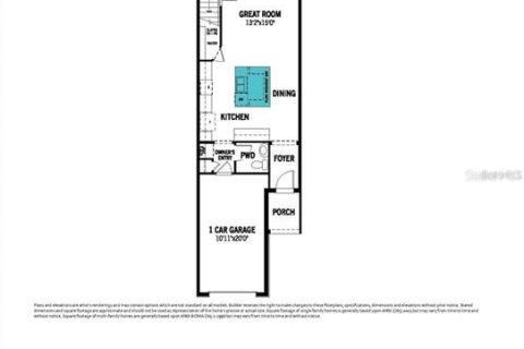 Townhouse in PARKVIEW AT LONG LAKE RANCH in Lutz, Florida 3 bedrooms, 156.08 sq.m. № 1895105 - photo 3