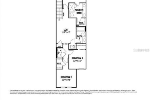 Townhouse in PARKVIEW AT LONG LAKE RANCH in Lutz, Florida 3 bedrooms, 156.08 sq.m. № 1895105 - photo 4