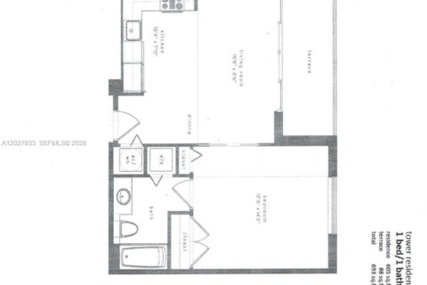 Condo in Miami, Florida, 1 bedroom  № 2168341 - photo 8