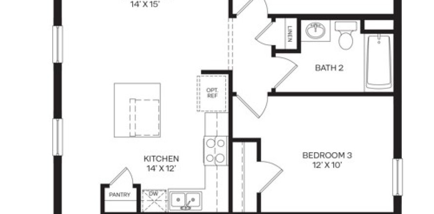 House in Lake Hamilton, Florida 3 bedrooms, 120.96 sq.m. № 1829922
