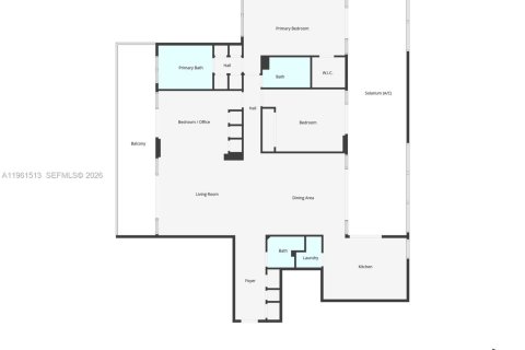 Condo in Miami Beach, Florida, 3 bedrooms  № 2080827 - photo 18