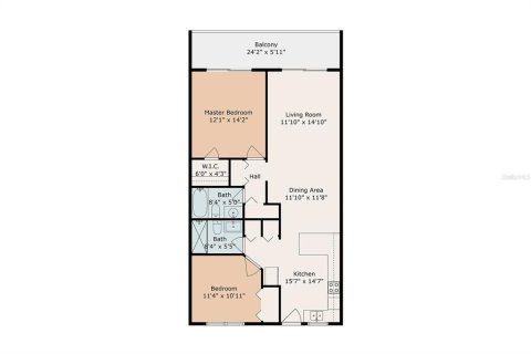 Condominio en venta en Indian Shores, Florida, 2 dormitorios, 97.55 m2 № 1622918 - foto 24