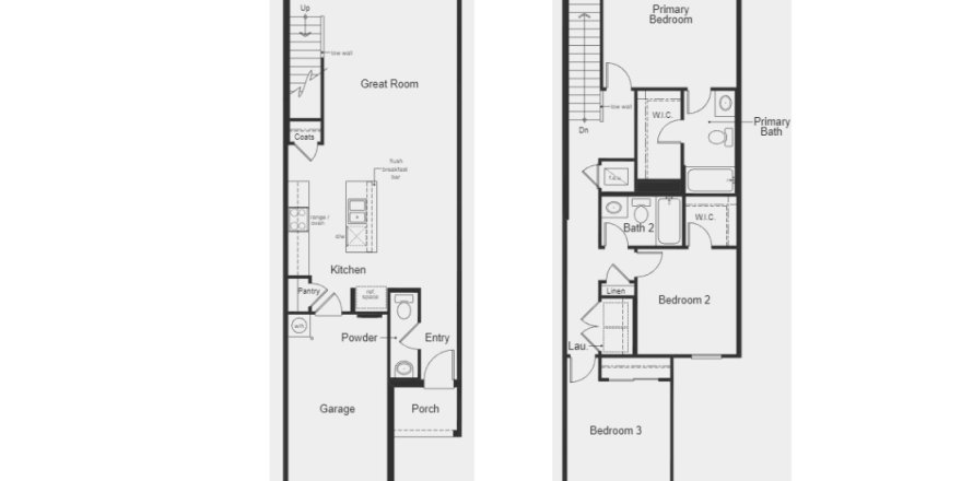 Townhouse in Mirabella Townhomes in Davenport, Florida 3 rooms, 138 sq.m. № 344020