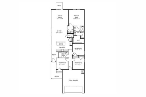 House in Palm Coast, Florida 4 bedrooms, 149.29 sq.m. № 1725263 - photo 1