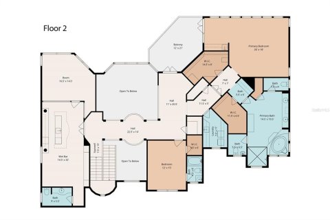 Villa ou maison à vendre à Lakeland, Floride: 5 chambres, 582.59 m2 № 2167301 - photo 5