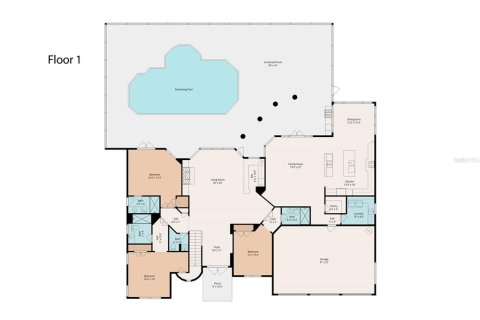 Villa ou maison à vendre à Lakeland, Floride: 5 chambres, 582.59 m2 № 2167301 - photo 4