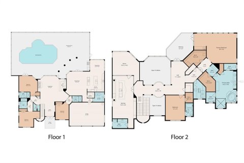 Villa ou maison à vendre à Lakeland, Floride: 5 chambres, 582.59 m2 № 2167301 - photo 6