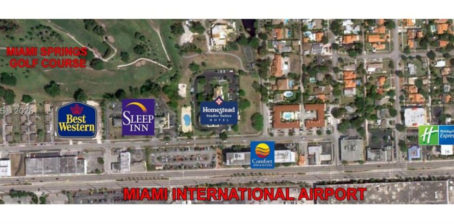 Immobilier commercial à Miami Springs, Floride № 2088576