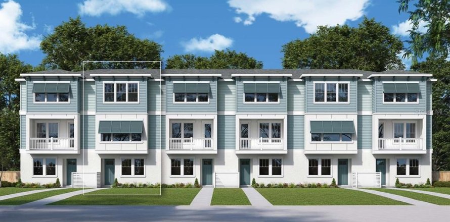 Townhouse in Saint Petersburg, Florida 3 bedrooms, 181.35 sq.m. № 1866770