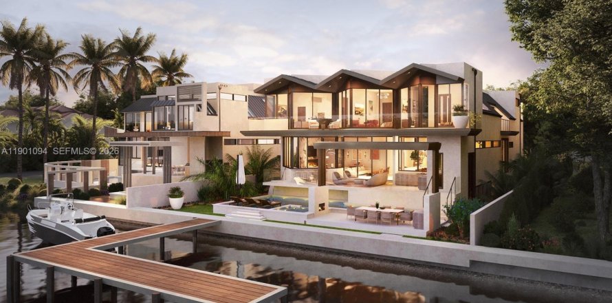 House in Golden Beach, Florida 7 bedrooms, 863.06 sq.m. № 2020609