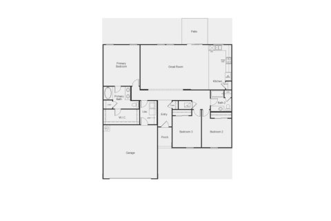 House floor plan «House», 3 bedrooms in Sabal Estates