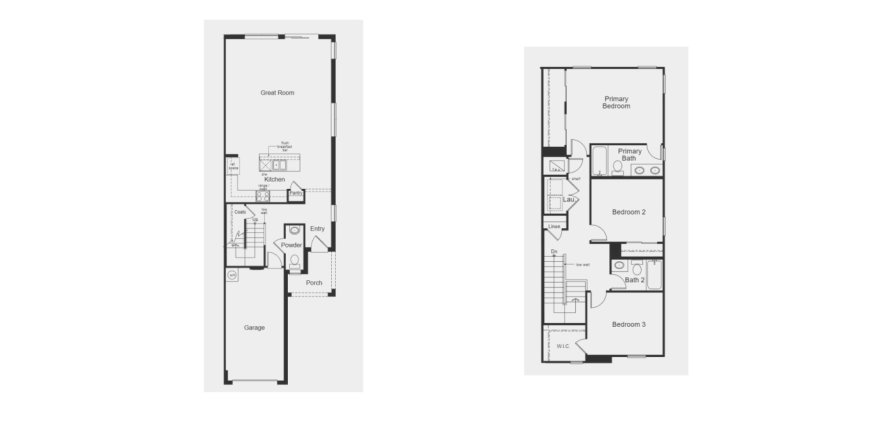 Townhouse in Bellaviva Townhomes at Westside in Davenport, Florida 3 rooms, 157 sq.m. № 302554