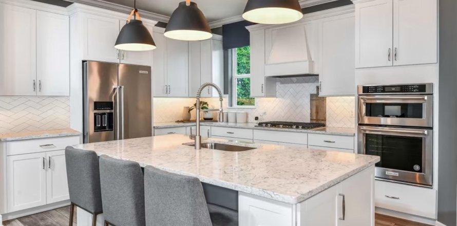 Таунхаус в ESTATES AT LAKEVIEW PRESERVE в Уинтер-Гарден, Флорида 5 спален, 397м2 № 103066