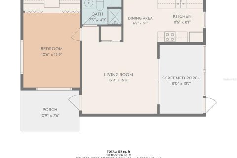 Condominio en venta en Sarasota, Florida, 1 dormitorio, 55.74 m2 № 2425294 - foto 24