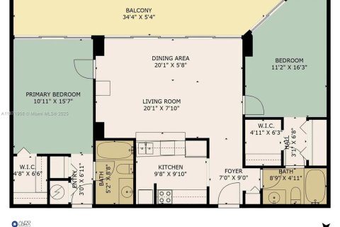 Купить кондоминиум в Норт-Бей-Виллидж, Флорида 2 спальни, 95.69м2, № 1921627 - фото 28