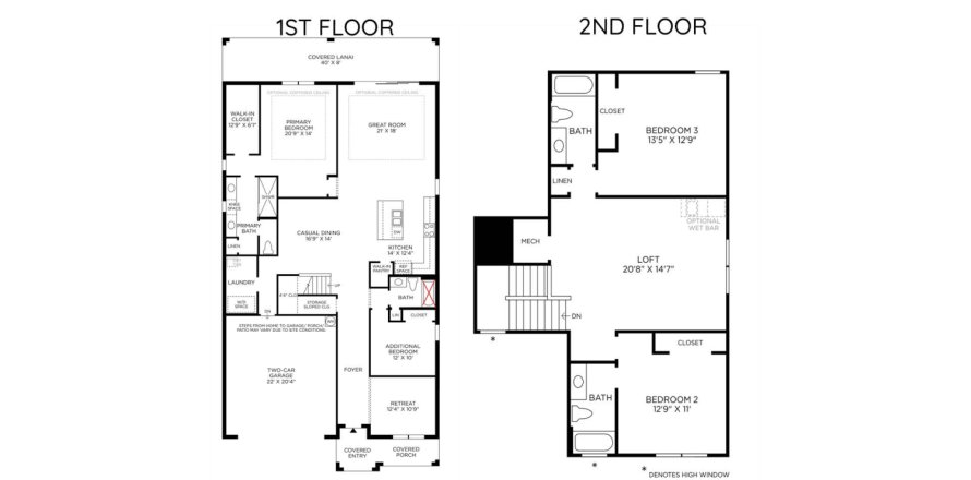Townhouse in RIVERSIDE OAKS in Sanford, Florida 4 bedrooms, 279 sq.m. № 103049