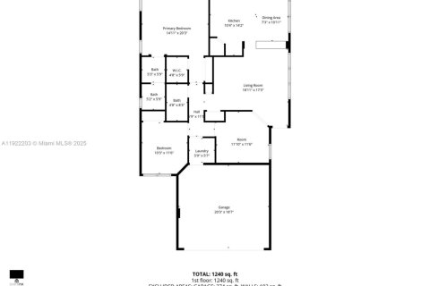 House in Lake Worth, Florida 3 bedrooms, 127.37 sq.m. № 1976125 - photo 12