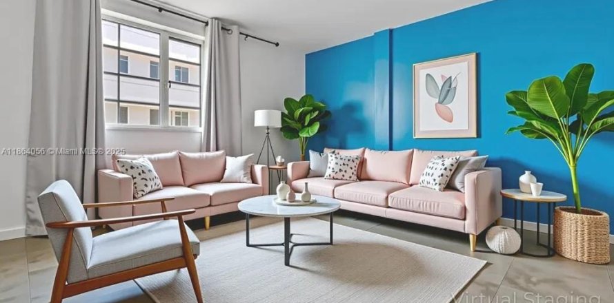 Condominio en Miami Beach, Florida, 1 dormitorio № 1891613
