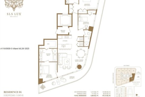 Condo in Miami, Florida, 3 bedrooms  № 1942321 - photo 23