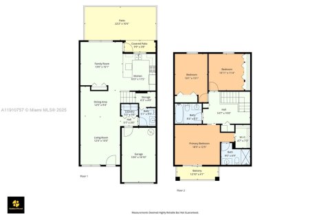 Touwnhouse à louer à Miami, Floride: 3 chambres, 171.68 m2 № 1965937 - photo 5