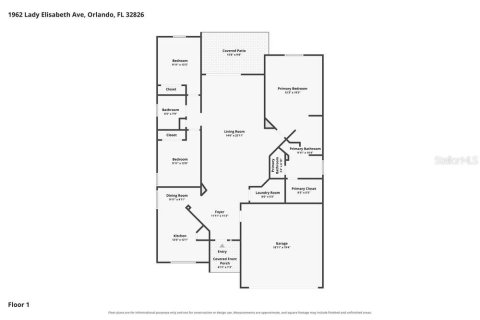Villa ou maison à louer à Orlando, Floride: 3 chambres, 152.73 m2 № 2385975 - photo 2