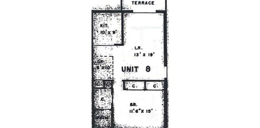 Condo à North Miami Beach, Floride, 1 chambre № 1188682