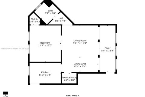 Condominio en venta en Miami Shores, Florida, 1 dormitorio, 76.83 m2 № 1708302 - foto 12