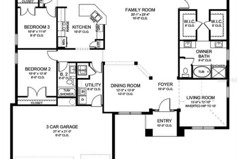 Villa ou maison à vendre à Homosassa, Floride: 4 chambres, 233 m2 № 2129028 - photo 3