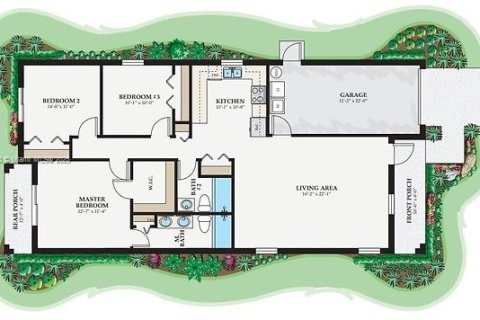 Casa en venta en Sebring, Florida, 3 dormitorios, 123.56 m2 № 1889948 - foto 2