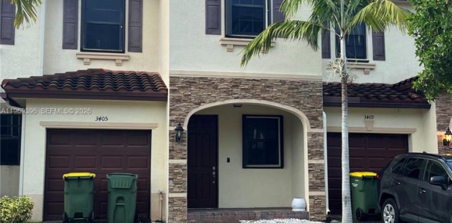 Таунхаус в Хомстед, Флорида 3 спальни, 152.55м2 № 2030204