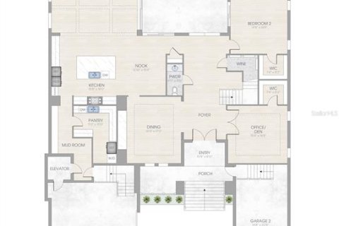 House in Tampa, Florida 5 bedrooms, 596.71 sq.m. № 1818796 - photo 14