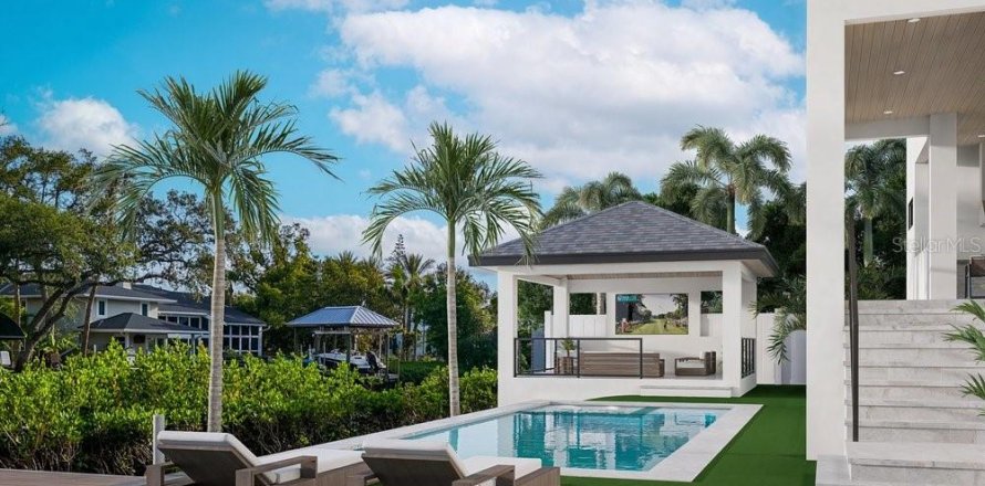 House in Tampa, Florida 5 bedrooms, 596.71 sq.m. № 1818796
