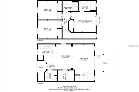 Adosado en venta en Kissimmee, Florida, 3 dormitorios, 118.64 m2 № 1675242 - foto 19