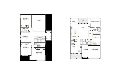 House floor plan «House», 5 bedrooms in Hamlin Landing
