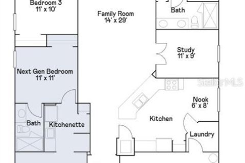 House in Kissimmee, Florida 4 bedrooms, 196.49 sq.m. № 2394096 - photo 14