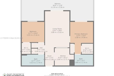 Condo in Miami, Florida, 2 bedrooms  № 1696646 - photo 3