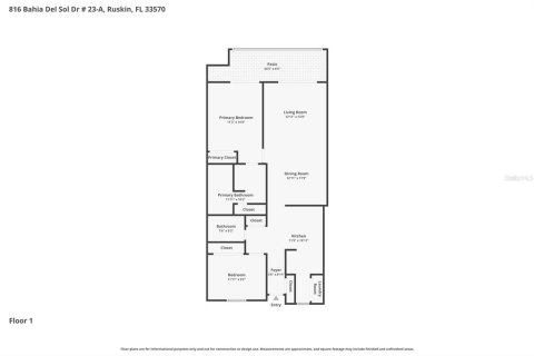 Condo in Ruskin, Florida, 2 bedrooms № 2155813 - photo 27