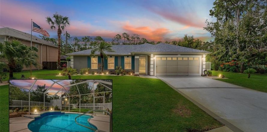 House in Palm Coast, Florida 3 bedrooms, 138.42 sq.m. № 1919656