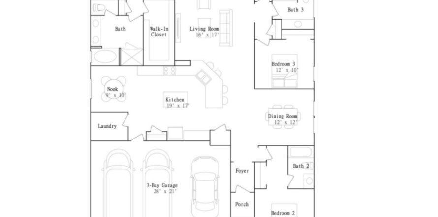 Villa ou maison à Saddle Oaks - Saddle Oaks 60s à Jacksonville, Floride 4 chambres, 211 m2 № 426517