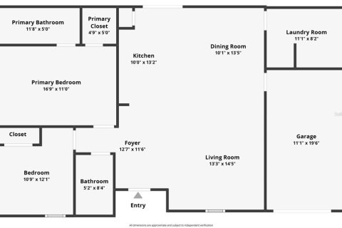 Купить виллу или дом в Палм-Бей, Флорида 6 комнат, 115.11м2, № 2129386 - фото 2