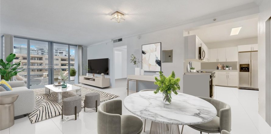 Condo in Miami Beach, Florida, 1 bedroom № 1845884