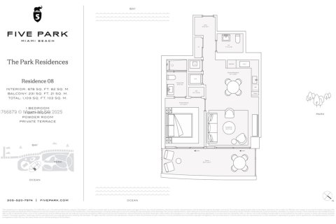 Condominio en venta en Miami Beach, Florida, 1 dormitorio, 81.57 m2 № 1868063 - foto 4