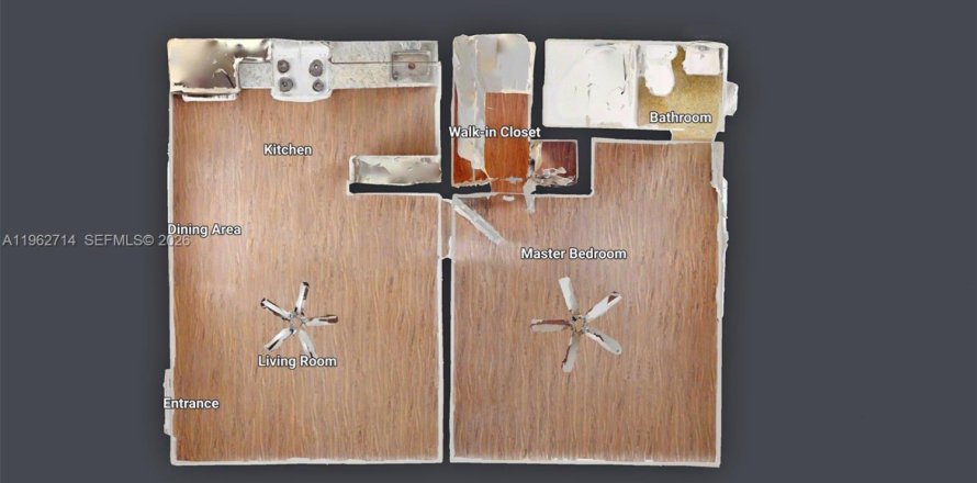 Дом в Хайалиа, Флорида 1 спальня, 60.39м2 № 2026823