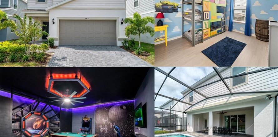 House in Davenport, Florida 7 bedrooms, 288.18 sq.m. № 2104462