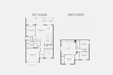Townhouse floor plan «269SQM WHITESTONE», 5 bedrooms in WINDSONG ESTATES